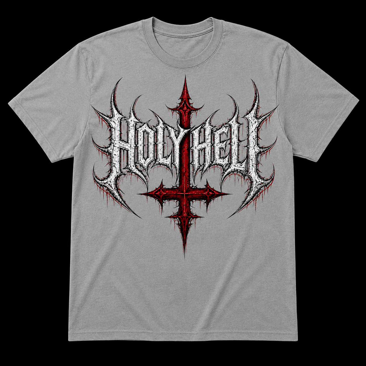 HOLY HELL™ Gothic Cross T-Shirt