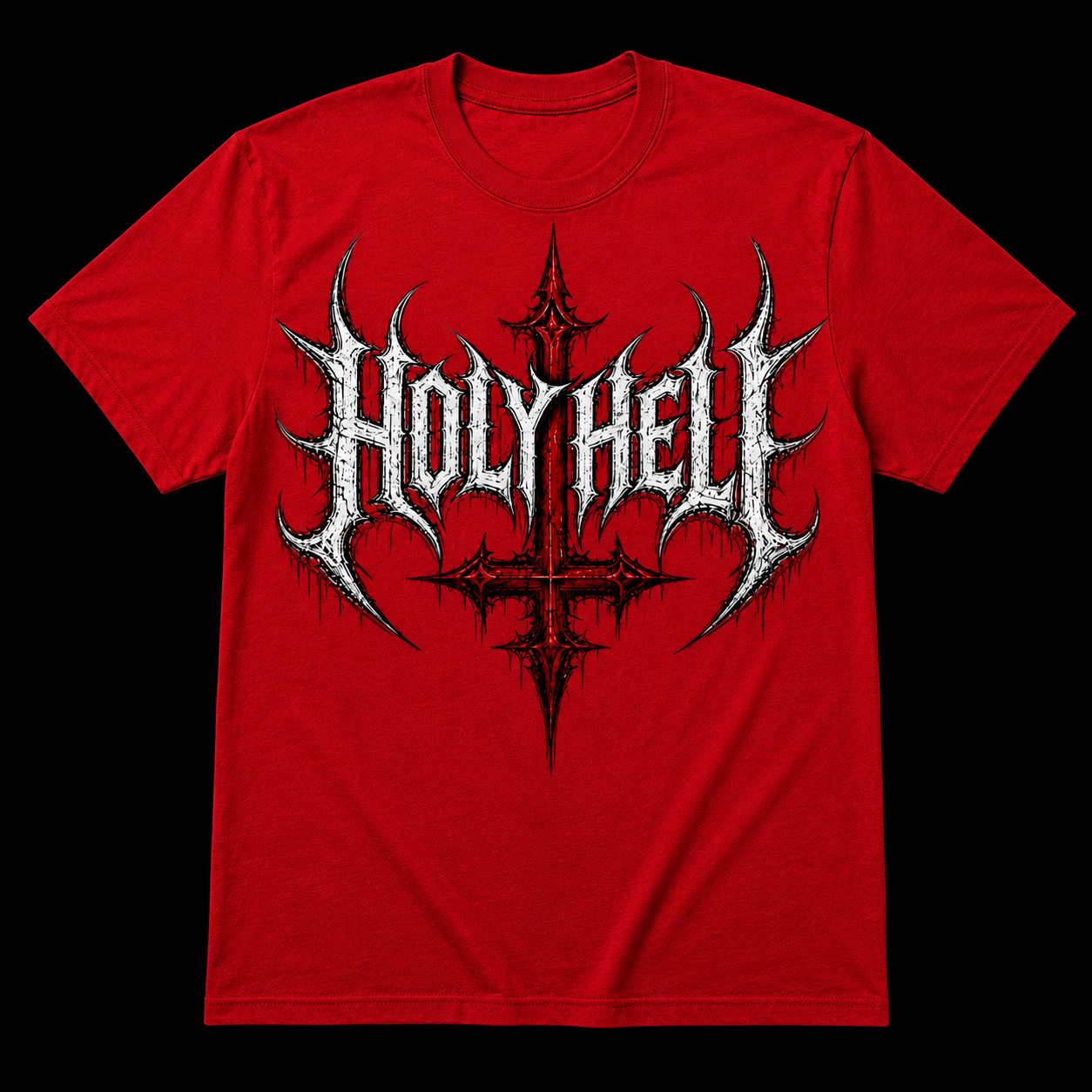 HOLY HELL™ Gothic Cross T-Shirt