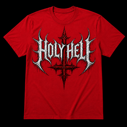 HOLY HELL™ Gothic Cross T-Shirt