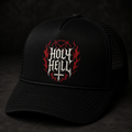 HOLY HELL™ Signature Black Trucker Hat