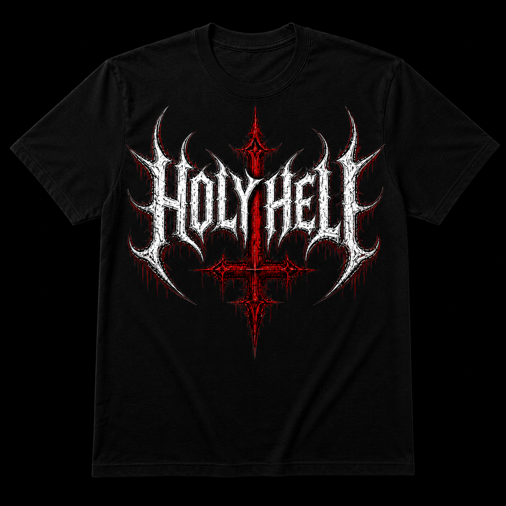 HOLY HELL™ Gothic Cross T-Shirt