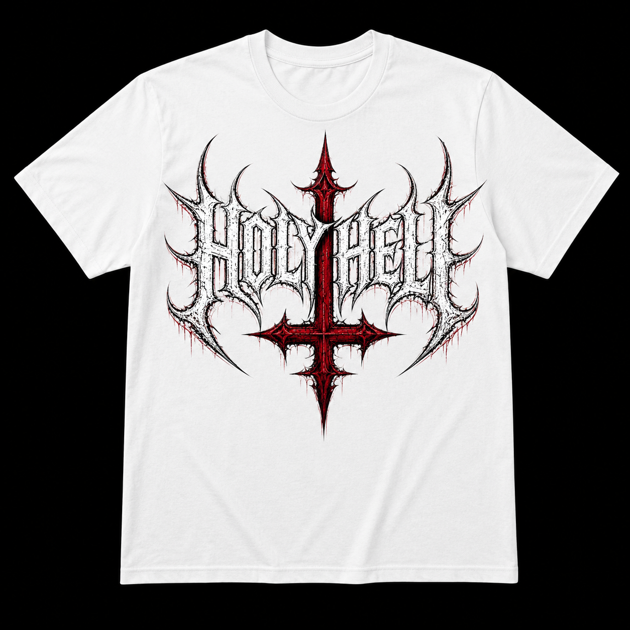 HOLY HELL™ Gothic Cross T-Shirt